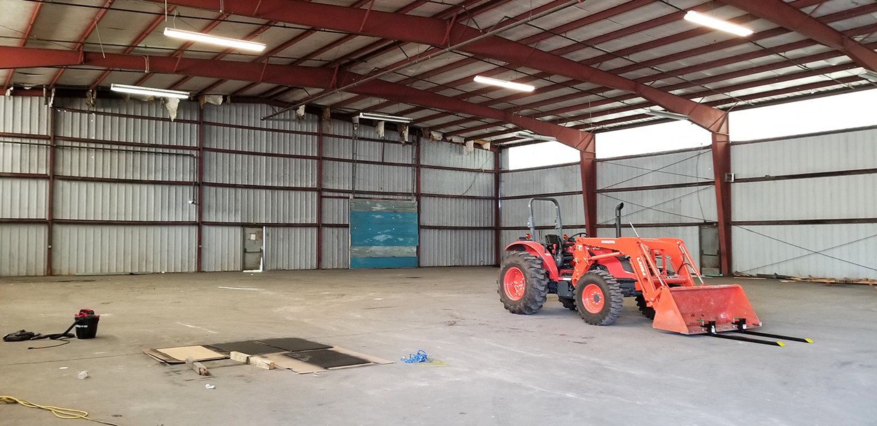 A 30-barrel brewhouse was previously planned alongside the greenhouse. But what will occupy this 24,000-square-foot indoor portion of Twin Bays' large property is now up in the air.