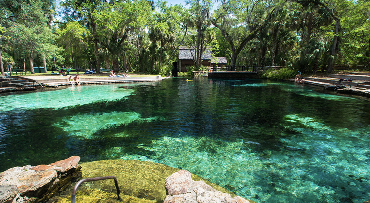  Juniper Springs Recreation Area 
Estimated drive time from Tampa: 2 hours and 20 minutes 
Juniper Springs is home to hundreds of bubbling springs, making its water crystal clear and perfect for a dip on a hot day. Located near Ocala, the site offers spots to swim, hike, camp, picnic, kayak and more. Surrounded by a dense canopy of live oaks, the shade at Juniper Springs makes it worth the trip on its own. Parking is free with the purchase of tickets, which are $8 on weekdays and $11 on weekends. 
Photos via fs.usda.gov