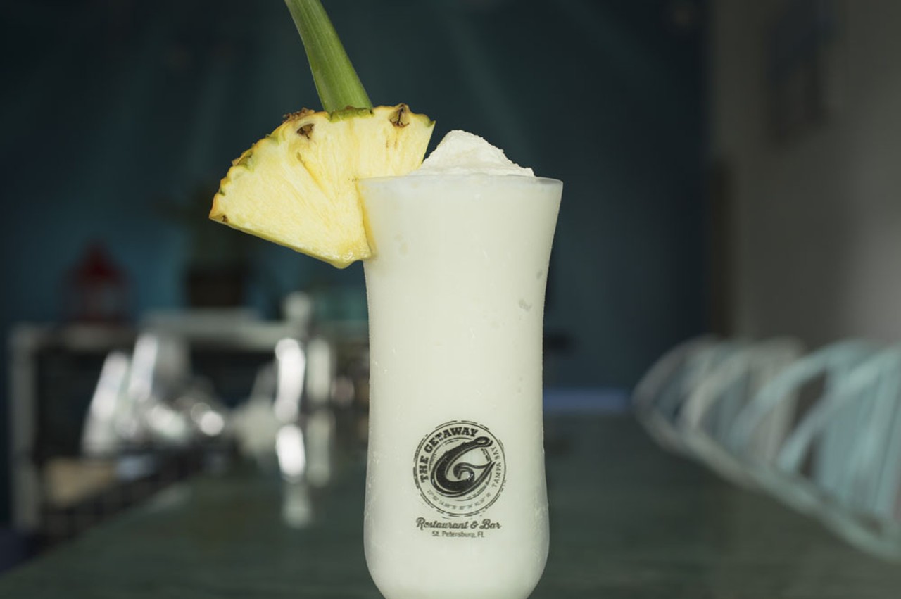 A standby, the bar's Pi&ntilde;a Colada has the right kick of rum and slurpy goodness.