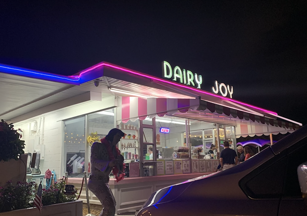 Dairy Joy
3813 S Manhattan Ave., Tampa, 813-839-5485 
While scooping ice cream since 1958, Dairy Joy fell under new management in 2018 and received a revamped, '50s-inspired pastel makeover. Located in the true heart of South Tampa, Dairy Joy, complete with an Elvis outside, offers outdoor seating and serves a vast selection of soft serve, dipped cones, and old-fashioned sundaes and shakes. 
Photo by Molly Ryan