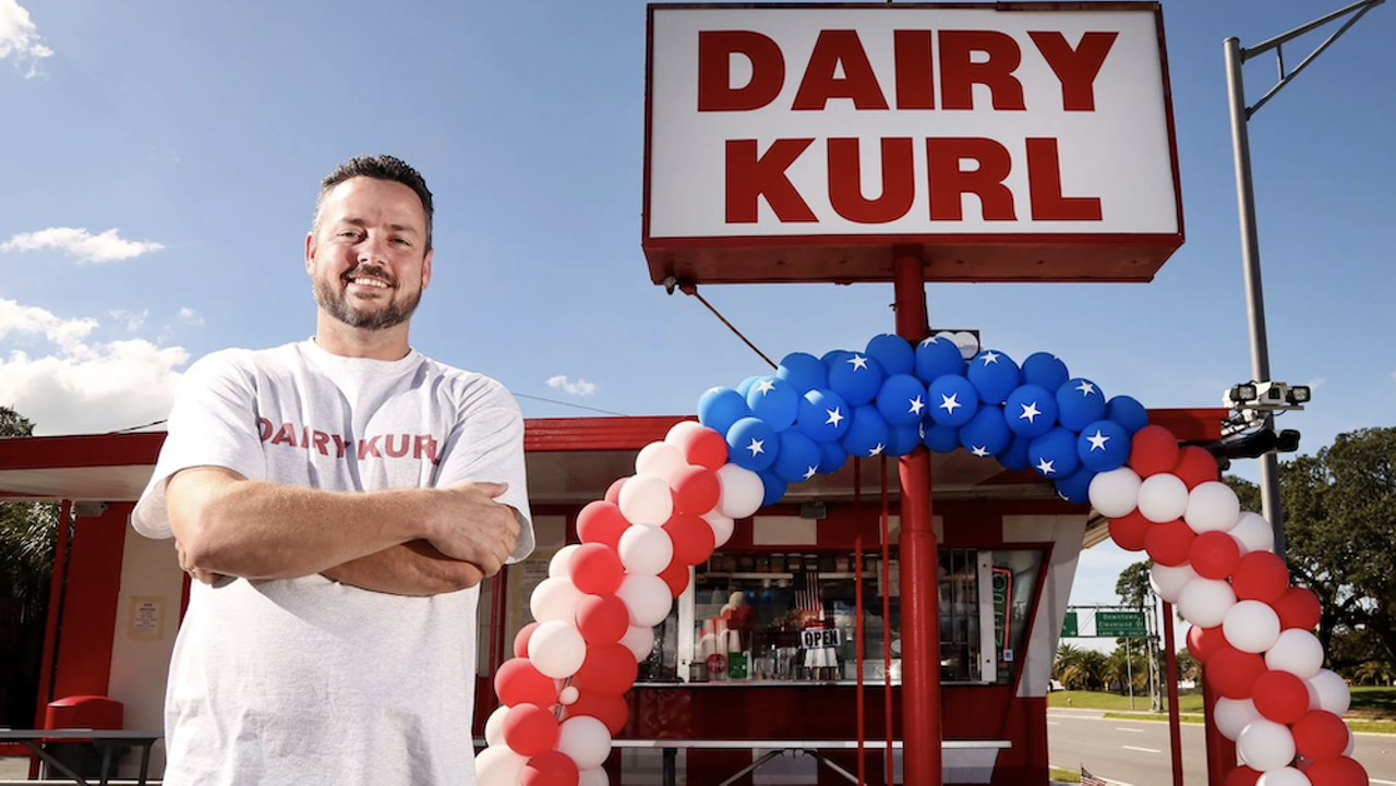 Dairy Kurl
1555 Gulf to Bay Blvd., Clearwater, 727-303-0848
As the oldest ice cream shop in Clearwater, Dairy Kurl has been enjoyed by patrons near and far for over 60 years. In sizes small to “monster," the spot offers soft serve, milkshakes, soda floats, shaved ice and more. Although ice cream is its specialty, Dairy Kurl also serves hot dogs.
Photo via Dairy Kurl/website