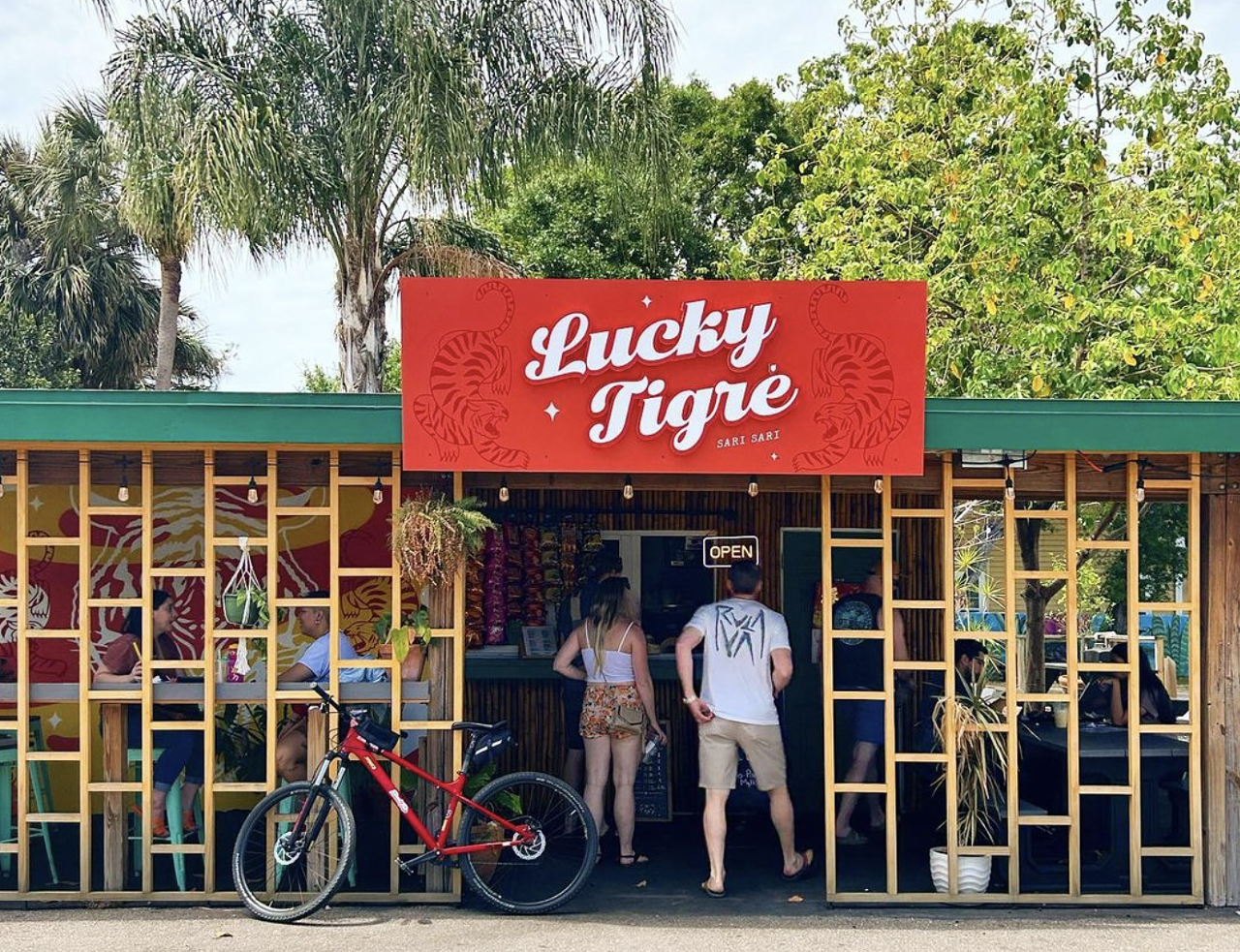 Lucky Tigre
1101 S Howard Ave. Suite B, Tampa
This sari sari-inspired walk-up concept has occupied its little SoHo parcel for about a year now, and it’s definitely South Tampa’s go-to spot for Filipino-American dumplings, bao buns, milk tea and lumpia. It’s also probably the only place in all of Tampa Bay where you’ll be able to find vegan and dairy-free halo halo, complete with homemade ube ice cream. Owner and Tampa native Julie Michelle Sainte Feliciano plans to open a larger, full-service version of Lucky Tigre in West Tampa. 
Photo via theluckytigre/Instagram
