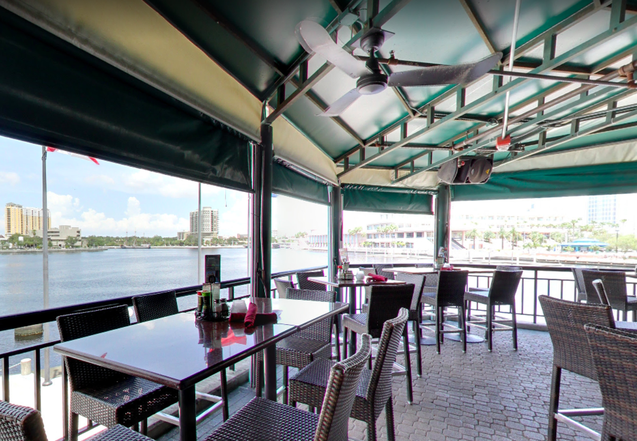 Jackson&#146;s Bistro
601 S. Harbour Island Blvd., Tampa, (813) 277-0112
Enjoy your drinks, steak and sushi looking out over the water at Jackson&#146;s Bistro&#146;s massive outside patio. 
Photo via Google Maps