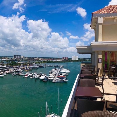 Jimmy&#146;s Crow&#146;s Nest      101 Coronado Drive, Clearwater Beach     Located on the 10th floor of Pier House 60, Jimmy&#146;s Crow&#146;s Nest won the 2017, 2018 and 2019 Bestie Awards for Best Rooftop Bar. The bar&#146;s happy hour runs from 3 p.m.-6 p.m. Sunday through Thursday.         Photo via Jimmy&#146;s Crow&#146;s Nest Facebook