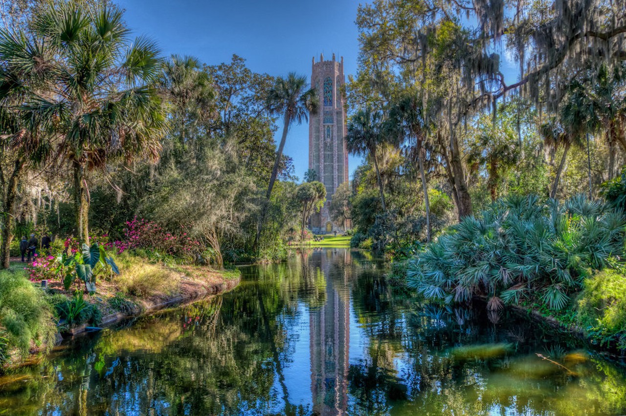 Bok Tower Gardens
This one&#146;s the furthest away from Tampa proper, but on a free day when you just need to get away from it all, it&#146;s well worth the trip. Acres and acres of landscaped gardens set on one of the state&#146;s highest elevations, shot through with pathways, romantic nooks and contemplative copses, surrounding a true marvel of beautiful architecture: the nearly century-old, 205-foot Singing Tower, with its evocative blend of neo-Gothic and Art Deco styles and its carillon, one of the finest in the world. It&#146;s a perfect destination on those days when the first hints of fall are in the air.
1151 Tower Blvd., Lake Wales.
Photo by Larry Crovo/Flickr