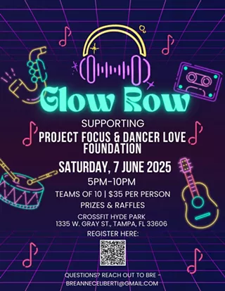 Image: 2026 Tampa Glow Row