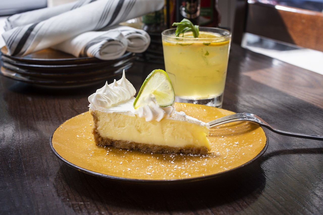 On the dessert side, the key lime pie is tart and pleasing.