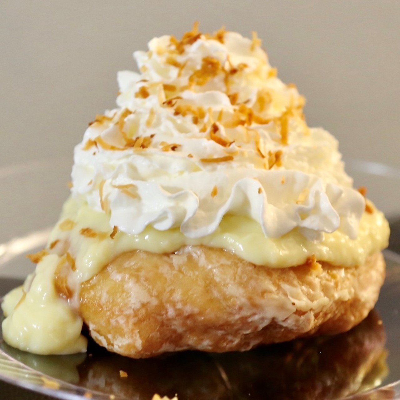 Coconut Cream Doughnut
One of the most fiercely loved vendors is Peachey's Baking Co. Coconut cream only enhances this old-fashioned Amish treat.