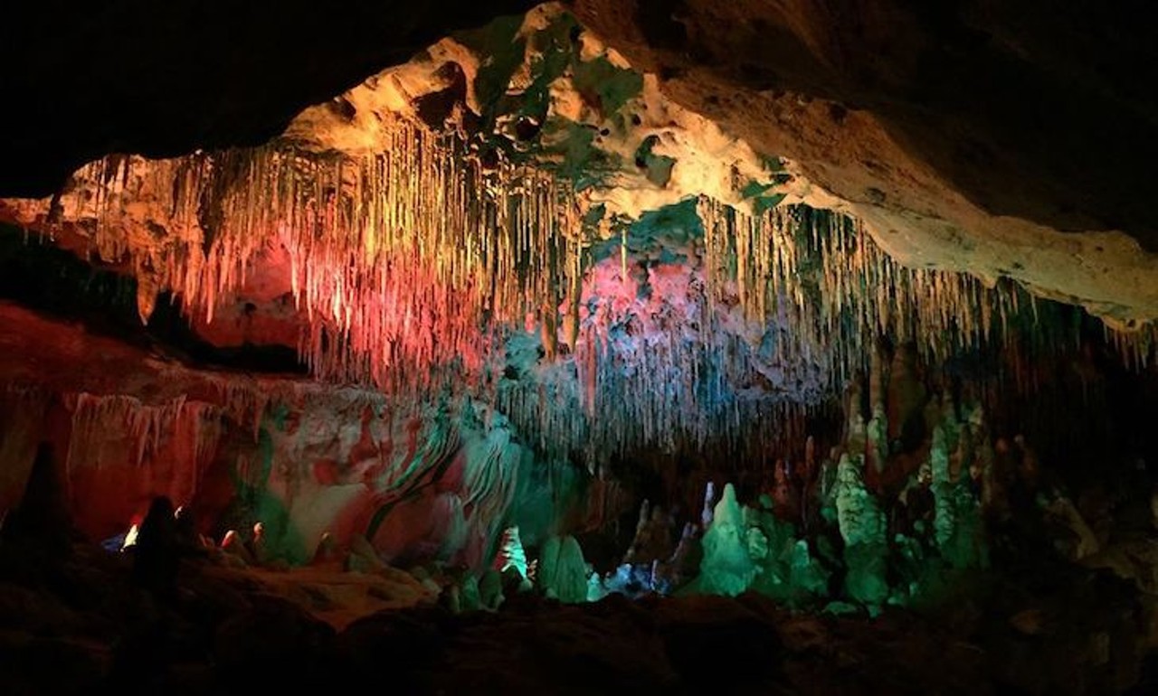 Florida Caverns State Park
3345 Caverns Road, Marianna | 850-482-1228
At the famed Florida Caverns, prepare for limestone stalactites, stalagmites, soda straws, flowstones and draperies painted with warm red, orange and blue tones that&#146;ll put any caver in a trance.
Photo via Florida State Parks/Facebook