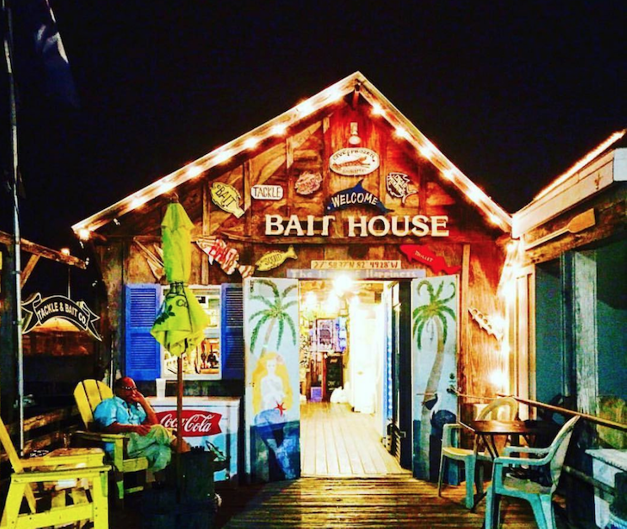 The Bait House
351 S. Gulfview Blvd., Clearwater, FL 33767, (727) 446-8134 
The Bait House&#146;s motto "You&#146;ll be hooked&#148; reigns true after you try their fresh seafood; known especially for their drunken shrimp and clams. Most would call the Bait House rustic and charming which eventually earns those characteristics after 60 years of serving the public. 
Photo via The Bait House/Instagram