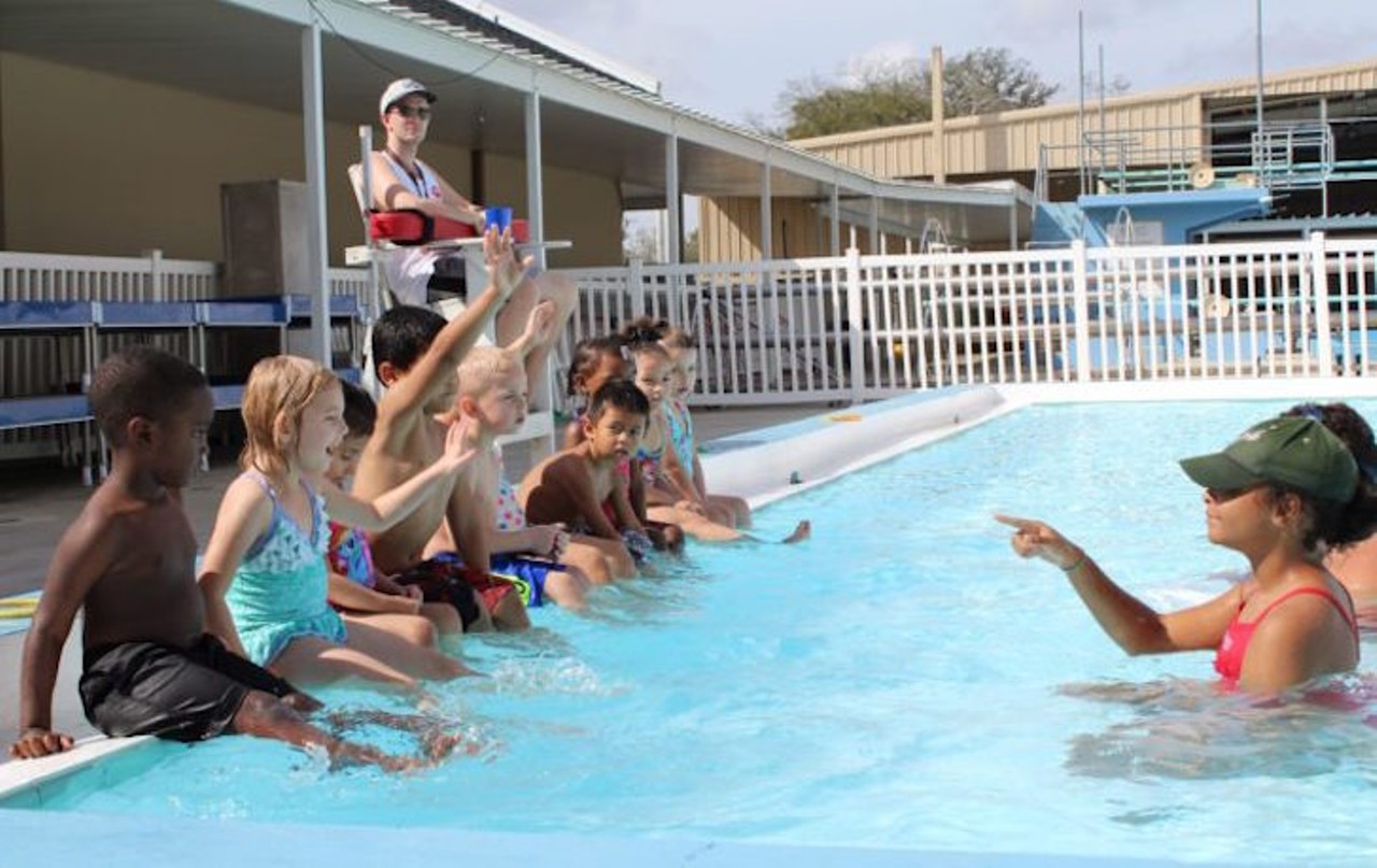 Brandon Sports and Aquatic Center 
05 Beverly Blvd, Brandon, FL 33511, (813) 689-0908 
Price: $10 day pass 
This non-profit organization has been serving the community since 1963, offering swim lessons, swim team, after school programs and youth camps. For only $10 a day, you can have access to their entire facility.  
Photo via BSAC/Facebook
