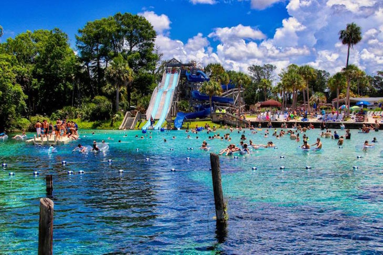 Weeki Wachee Springs
6131 Commercial Way, Spring Hill, (352) 592-5656, starting at $31 per night
From tubing. to river boat cruises, to live mermaid shows Weeki Wachee Springs is a great staycation destination. Several weekend and week-long camps are offered, including a junior mermaid camp. Although there is no onsight camping, there are nearby options such as Cody&#146;s RV Park and Camp-A-Wyle Lake resort. 
Photo via Weeki Wachee Springs/Facebook