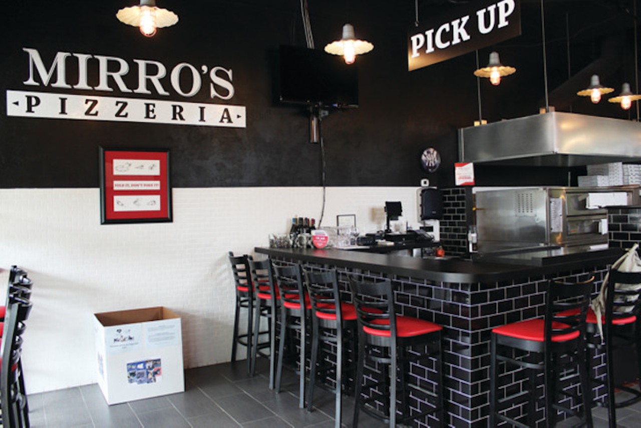 Mirro&#146;s Pizzeria  
2307 S. Dale Mabry Hwy., Tampa
Mirro&#146;s has a cult-following for a reason. The dough is always fresh, and there&#146;s a solid beer list ranging from PBR to Peroni, and a wine selection that can be ordered by the glass or bottle. 
Photo via Jenna Rimensnyder
