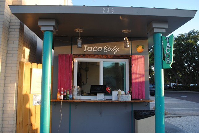  Taco Baby
     
    235 Main St, Dunedin, FL 34698,  
    Dubbed as &#147;Florida&#146;s tiniest taqueria&#148; and rightfully so, it was born from a renovated ATM stand. Taco Baby serves fresh tacos, chips, and salsa daily. They have a small menu to match their small storefront but have recently added recently popularized jackfruit taco to the selections.  
    
    Photo via Taco Baby/Facebook