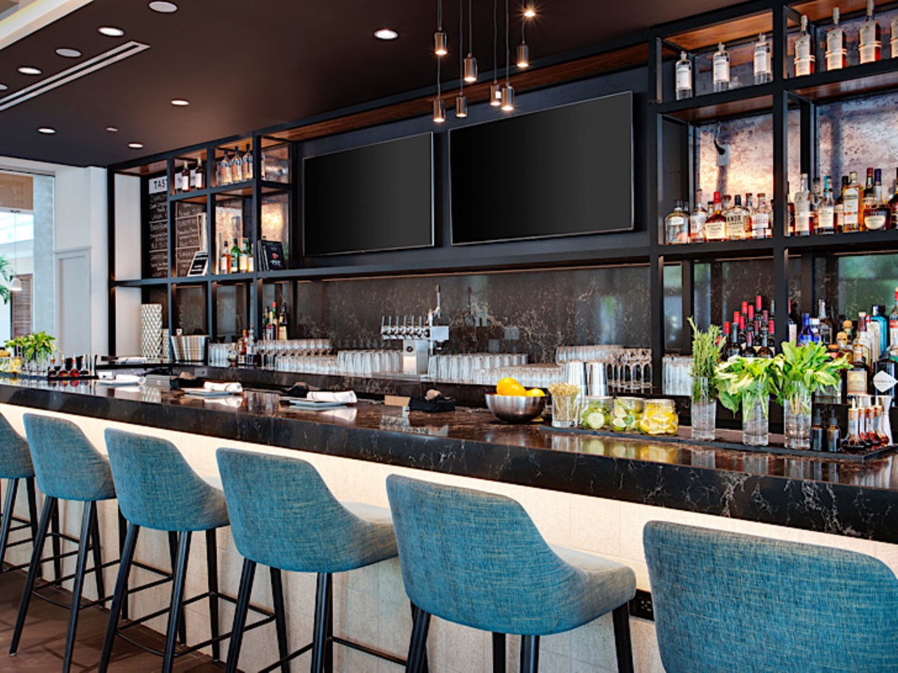 TASTE
513 South Florida Avenue Tampa, FL
In need of a quiet drink in bustling downtown Tampa? TASTE gives you an escape with its bar tucked inside of the Hilton Hotel focusing on exclusively Tampa ingredients and drinks, as their beer list has almost all locally brewed beers. 
Photo via Taste/tastedowntowntampa.com