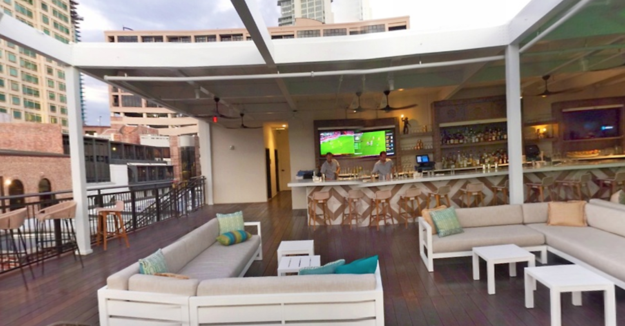 DeSanto
128 3rd St. S., St. Petersburg, 727-896-8226
Above Red Mesa Cantina lies this rooftop bar with an exclusive view of downtown St. Petersburg. It has a trendy bar and cozy lounge area, serves cold plates only and has tequila for days.
Photo via DeSanto/Website