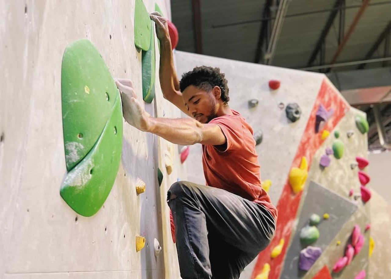 Reach the peak at Vertical Ventures
116 18th St. S, St. Petersburg. 727-304-6290
This 20,000-square-foot indoor rockwall climbing facility has over 150 routes to climb with peaks of 40 feet tall. The facility also offers yoga classes and a fitness gym with treadmills, weight racks, rowing machines and more. Single day passes with gear cost $25 for adults and $17 for kids under 12.Photo via Vertical Ventures/Facebook
