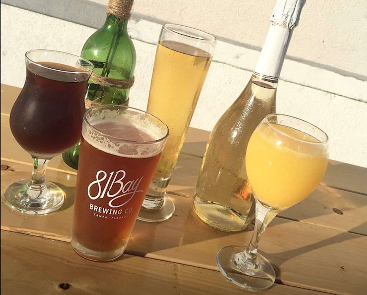 81Bay Brewing Company  
4465 W. Gandy Blvd. #600, Tampa, 813-837-2739
This South Tampa microbrewery and taproom offers $15 bottomless mimosas from 12 p.m. to 4 p.m. every Sunday. They also keep a rotation of food trucks on site, just in case you weren&#146;t planning to drink your whole brunch.
Photo via 81Bay Brewing Company/Facebook