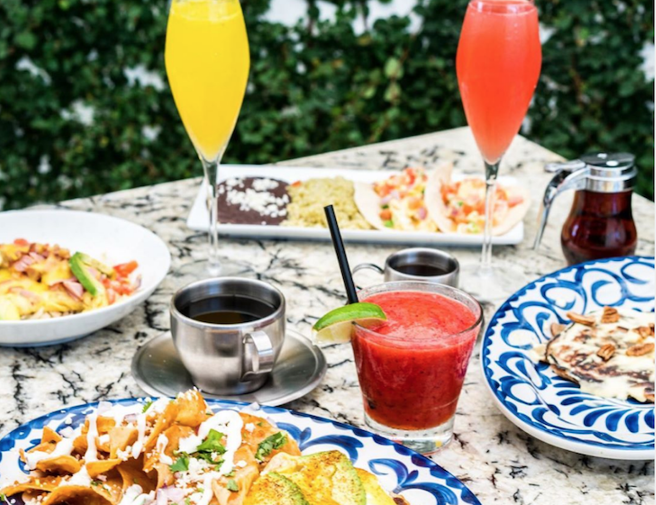  Miguelitos Taqueria Y Tequilas  
2702 W. Kennedy Blvd., Tampa, 813-872-5600
This Mexican joint is doing more than tequila. Every Saturday and Sunday from 11 a.m. to 3 p.m., Miguelitos is slinging bottomless mimosas for $12. 
Photo via  @miguelitostampa/Instagram 