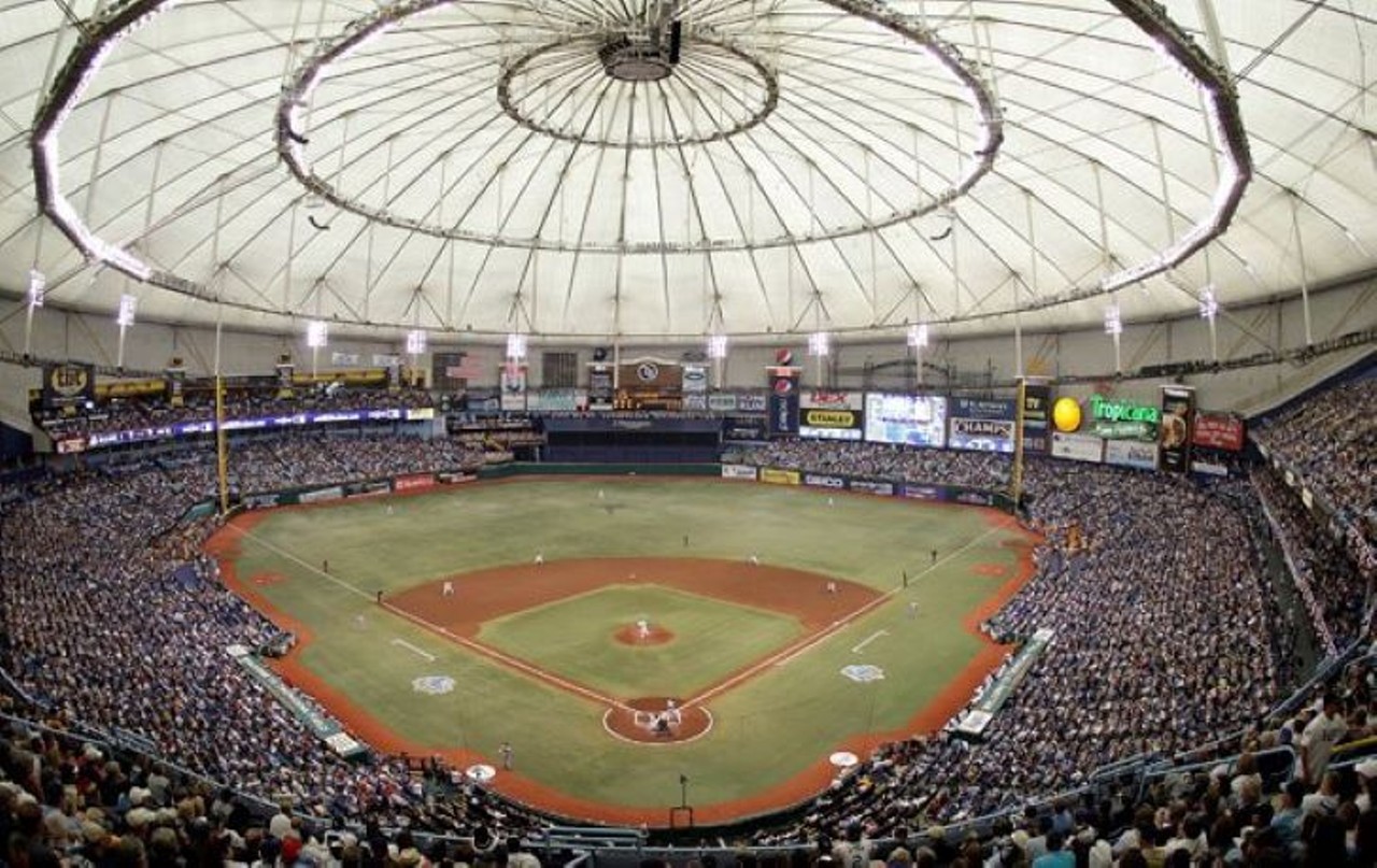 Yelling about the Rays stadium fiasco
For a while, it looked like the Tampa Bay Rays would be playing half of their home games in Montreal. Now, it looks like it might be best used as COVID-19 clinic. Whatever the team ends up doing, lets just hope it doesn&#146;t involve screwing over the entire African American community, again. 
Photo via Tropicana Field/Facebook