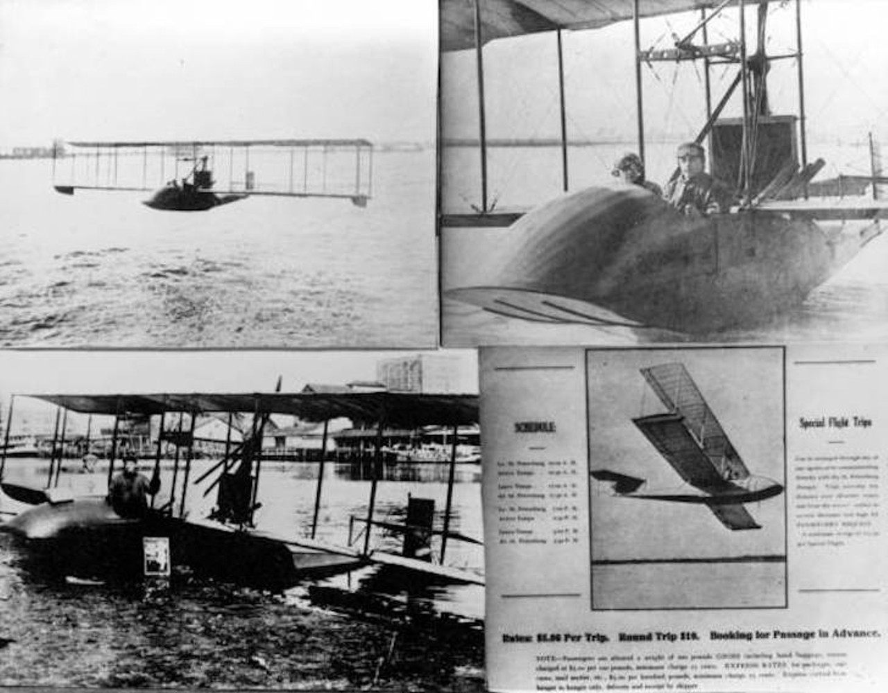 The world&#146;s first scheduled passenger flight flew from St. Pete to Tampa in 1914  
Tired of driving across the Howard Franklin and the Gandy? Yeah, we are too. But in 1914 the world&#146;s first scheduled passenger flight made the trip, flown by Tony Jannus. Tickets were only $5, too. So you can think about that when you&#146;re sitting on I-275 during rush hour. 
Photo via Florida State Archives