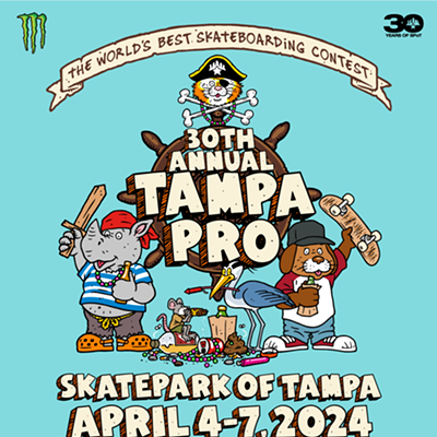 30th Annual Tampa Pro: Professional Skateboarding Contest