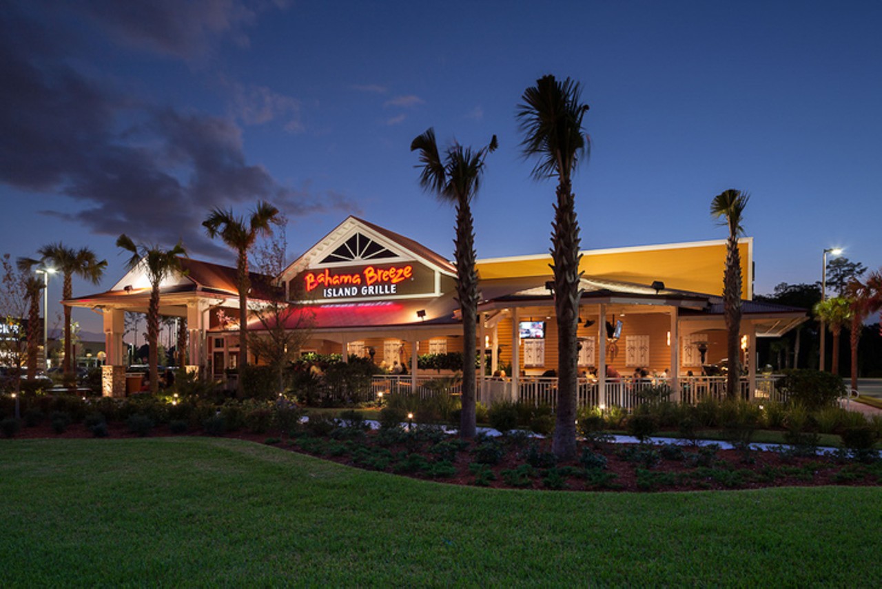 Bahama Breeze
Multiple locations. bahamabreeze.com  
Takeout and delivery. Curbside pickup and contactless delivery available. Visit its website to learn about family meals.
Photo via Bahama Breeze Island Grille/Website