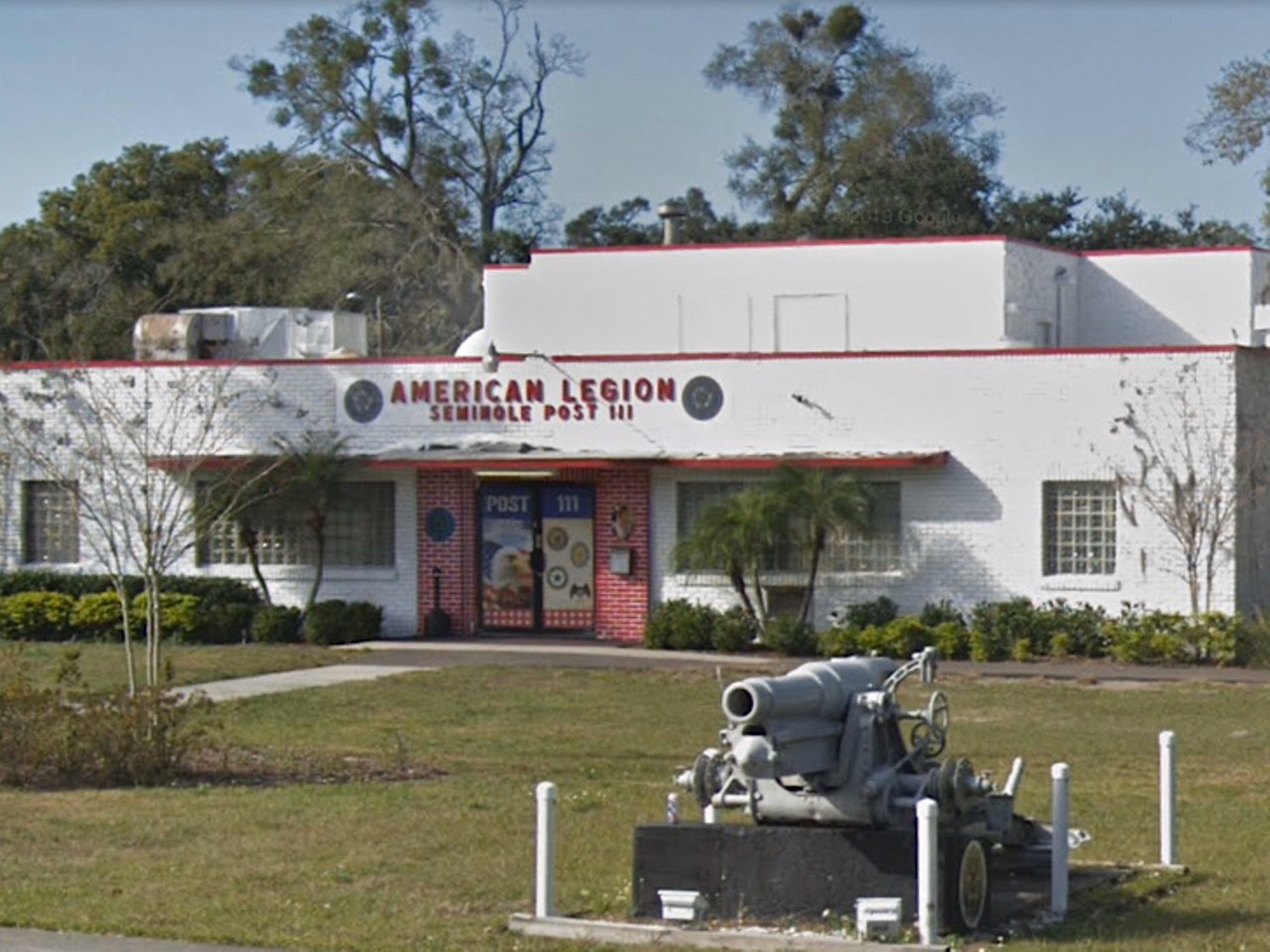American Legion Seminole Post 111  
6918 N Florida Ave, Tampa
This haven for cheap drinks also has a swear jar, dance nights, open-minded regulars, and a steady rotation of America’s best touring underground rock acts.—Ray Roa
Photo via Photo via Google Maps
