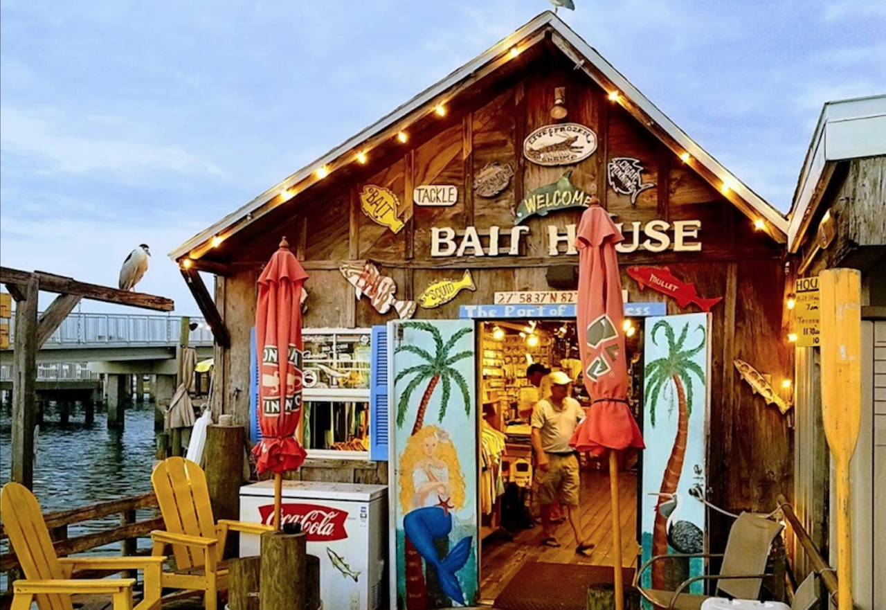 The Baithouse
What to get: Drunken Shrimp
45 Causeway Blvd, Clearwater, 727-446-8134
Enjoy the ocean air while peeling back drunken shrimp––tender shrimp sauteed in a creamy bourbon creole reduction served with toasted ciabatta bread. The Baithouse also offers other specialties like catch of the day, tavern fare and a wide selection of beer and drinks. If you want some hands-on action, the restaurant offers the space and materials to catch your own fish in the Mandalay Channel.
Photo via The Baithouse/Facebook