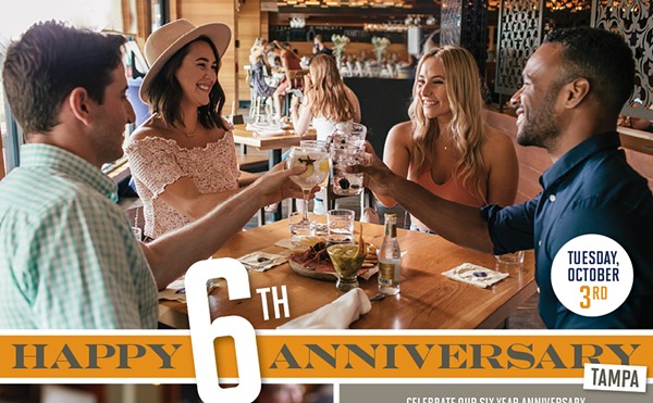 $6 Red Sangria’s ALL DAY {BOO-YAH!} to celebrate Bulla Gastrobar Tampa’s 6-year anniversary!