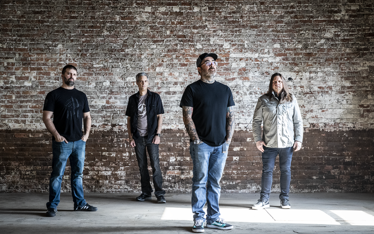Staind, which plays 98ROCKFEST at Amalie Arena in Tampa, Florida on April 19, 2024.