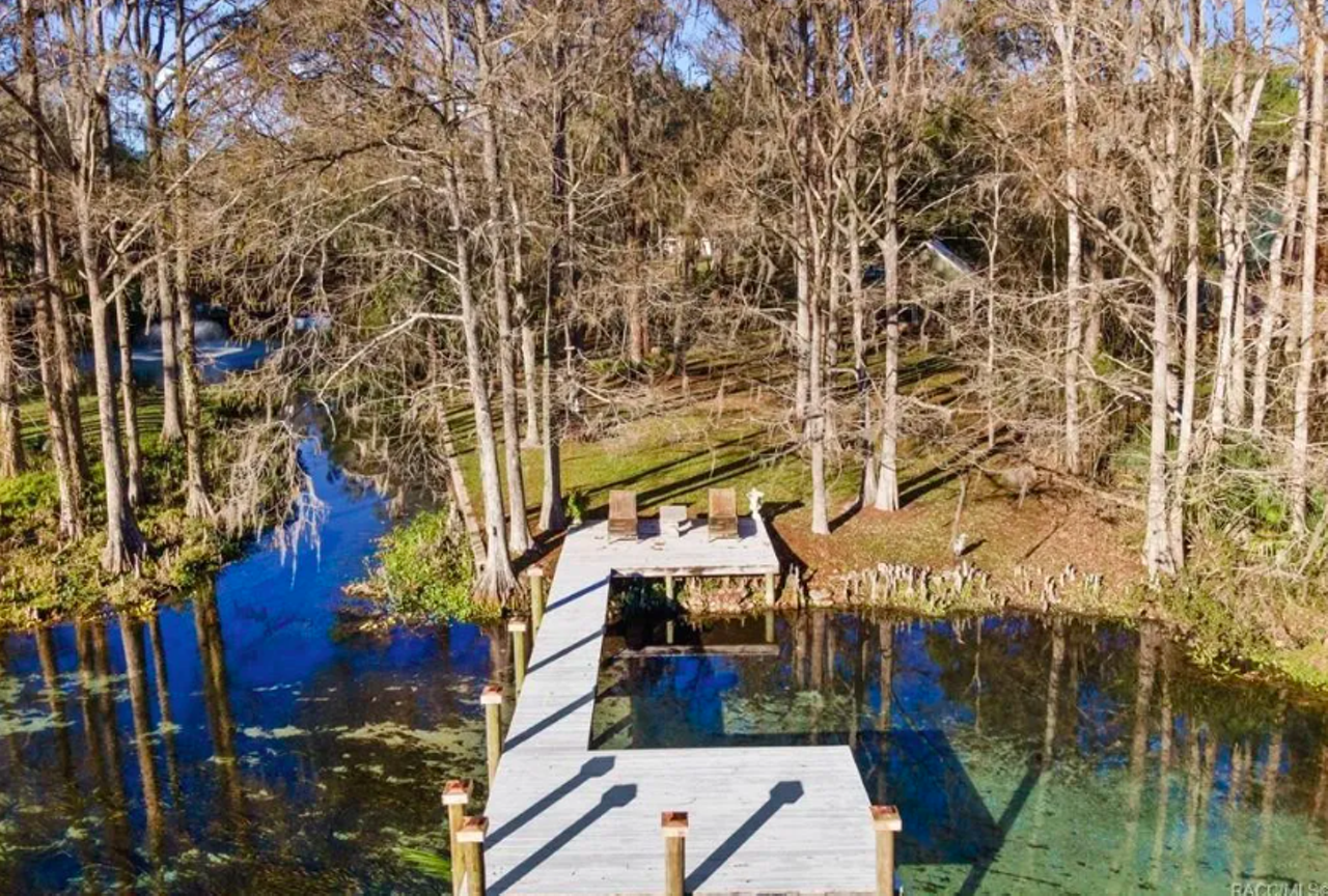 A 600-square-foot cottage on Florida's Rainbow River is on the market for $1.4 million