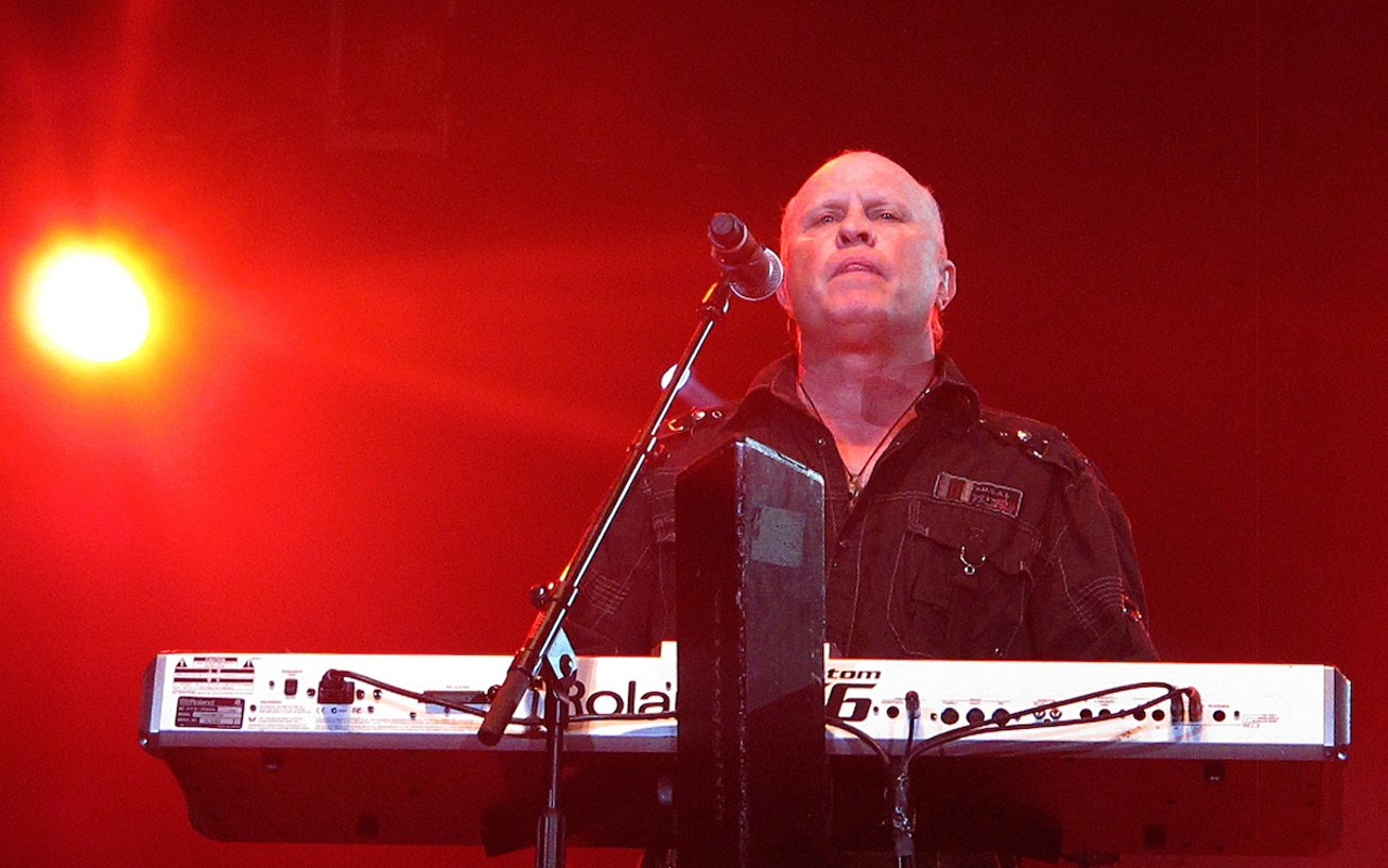 Mike Score of A Flock Of Seagulls, which plays The Ritz in Ybor City, Florida on Jan. 14, 2024.
