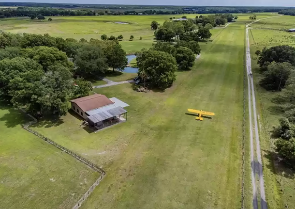 A Lakeland home with its own private airstrip is now on the market