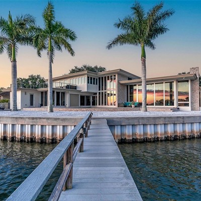 A St. Pete mid-century gem with ties to Frank Lloyd Wright is back on market with a $850K price cut