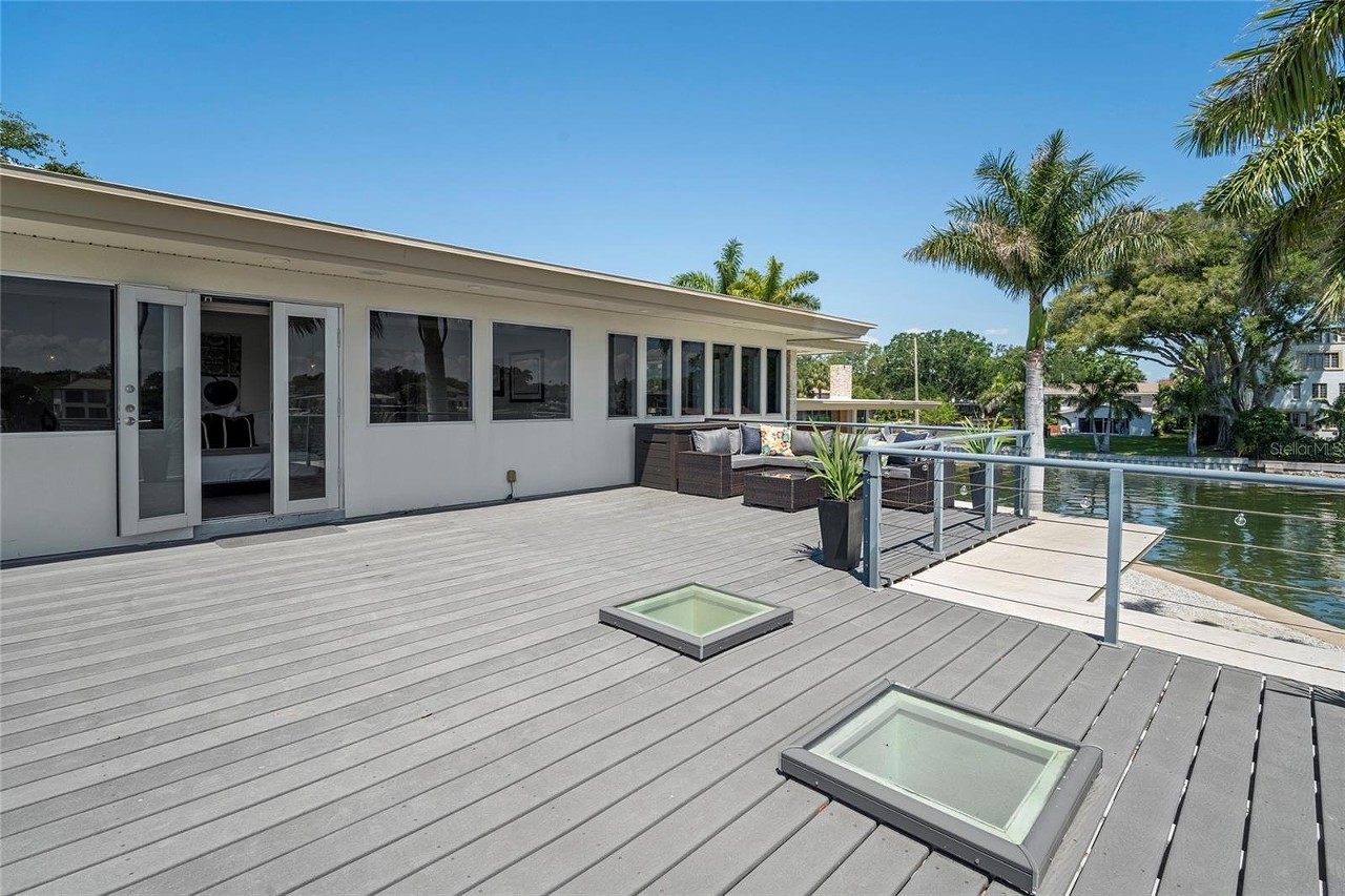 A St. Pete mid-century gem with ties to Frank Lloyd Wright is back on market with a $850K price cut