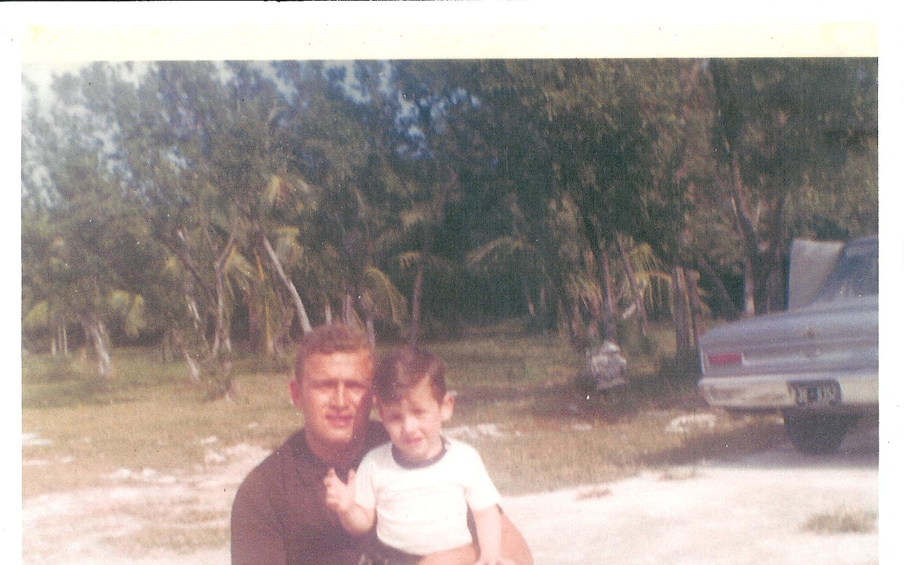The author and his dad, probably in 1970 or so.