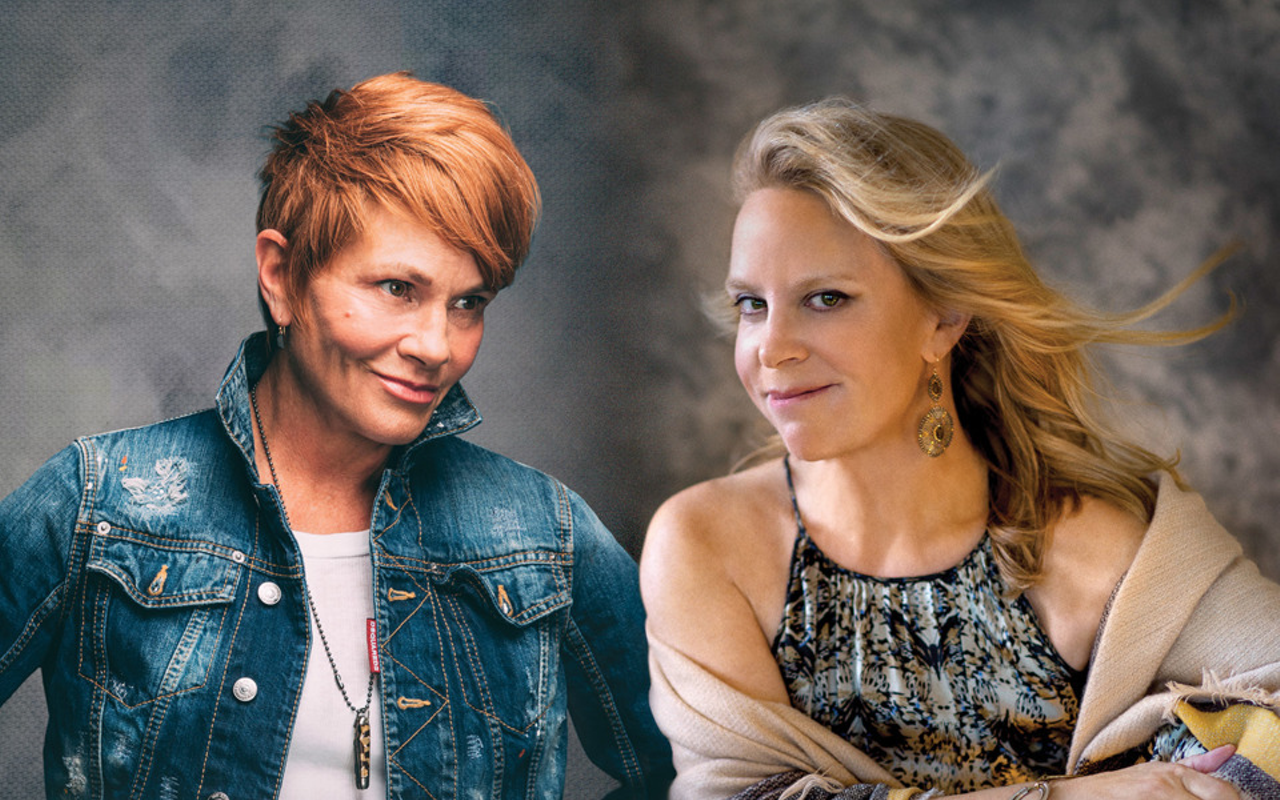 Shawn Colvin (L) and Mary Chapin Carpenter, who play the Capitol Theatre in Clearwater, Florida on April 3, 2020.