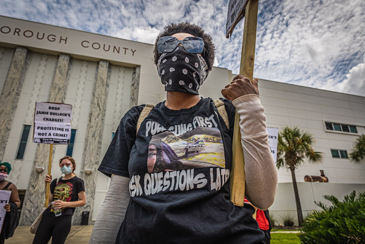 Activists rally and demand that state drop charges against Tampa protester