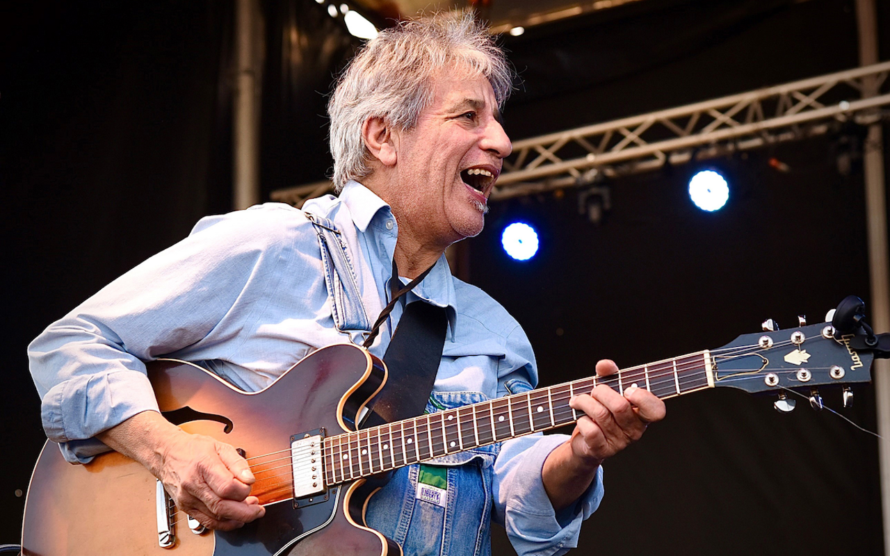 Chris Cain, who plays Safety Harbor Art and Music Center in Safety Harbor, Florida on April 5, 2025.