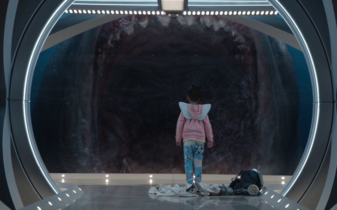 Hi, it's your nightmare calling. Tonight, you'll be a little girl staring down the gullet of a Megalodon.