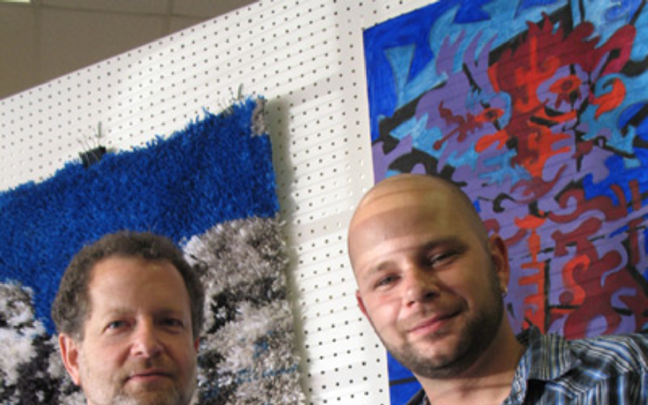 SECOND HOME: Michael (left) and Ian Ross at Project Return.