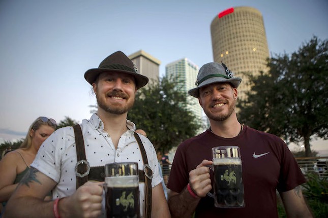 All the beer steins, lederhosen and people we saw at Tampa's Oktoberfest 2021