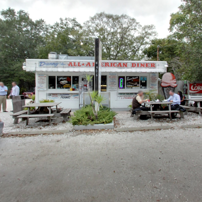 Danny's All-American Diner & Dairy Bar     4406 N Falkenburg Road, Tampa    Fieri has a hand in this burger joint&#146;s success; he invented its Triple D Triple Play burger, which comes with mojo pork and pastrami. The restaurant is also popular for its chili cheeseburgers and Cuban sandwiches with capicola and Genoa salami.        Photo via Google Maps