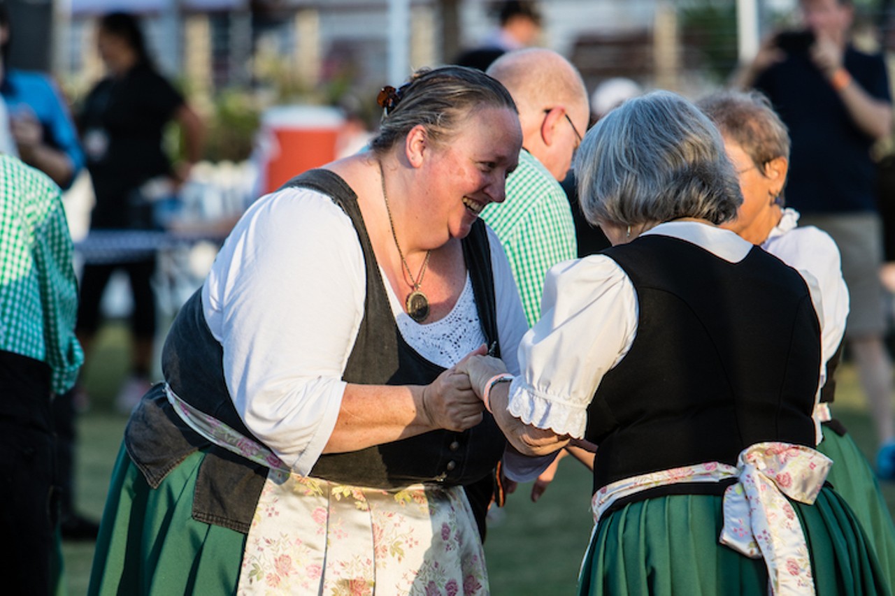 All the lederhosen and people we saw at Oktoberfest Tampa 2019
