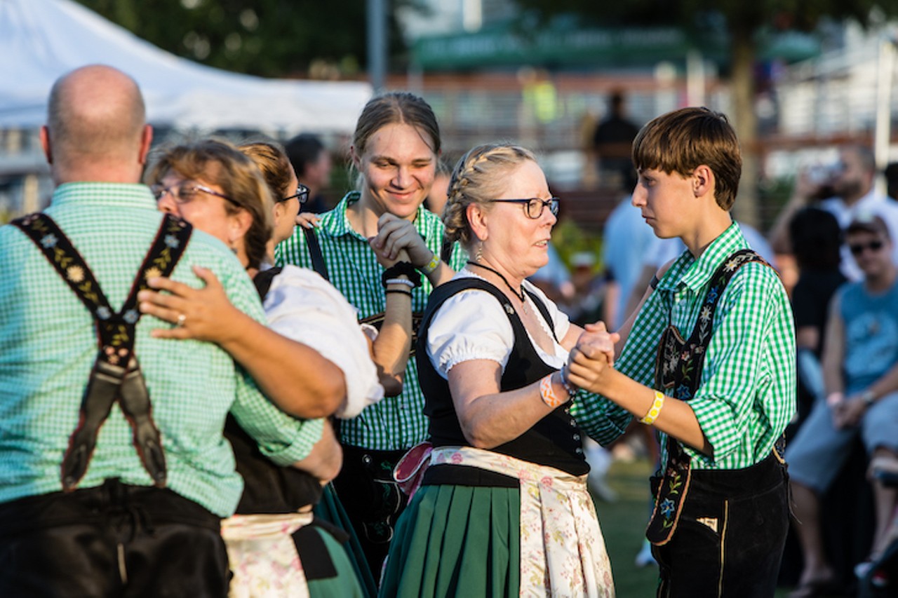 All the lederhosen and people we saw at Oktoberfest Tampa 2019