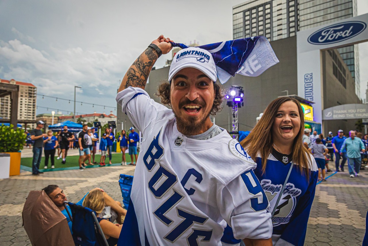 All the rain-soaked fans we saw powering the Tampa Bay Lightning to a Game 3 Stanley Cup Final win