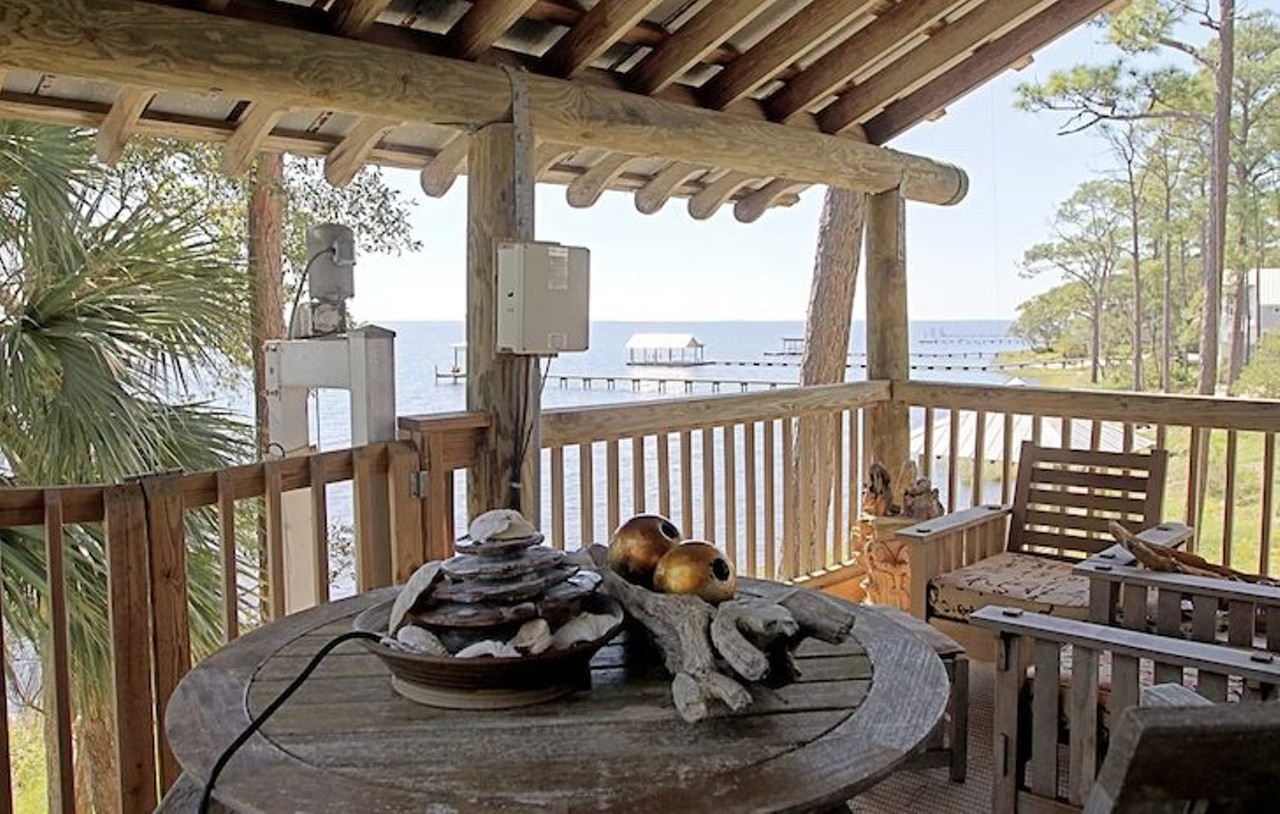 An iconic Florida 'Treehouse' is now on the market along the Gulf of Mexico
