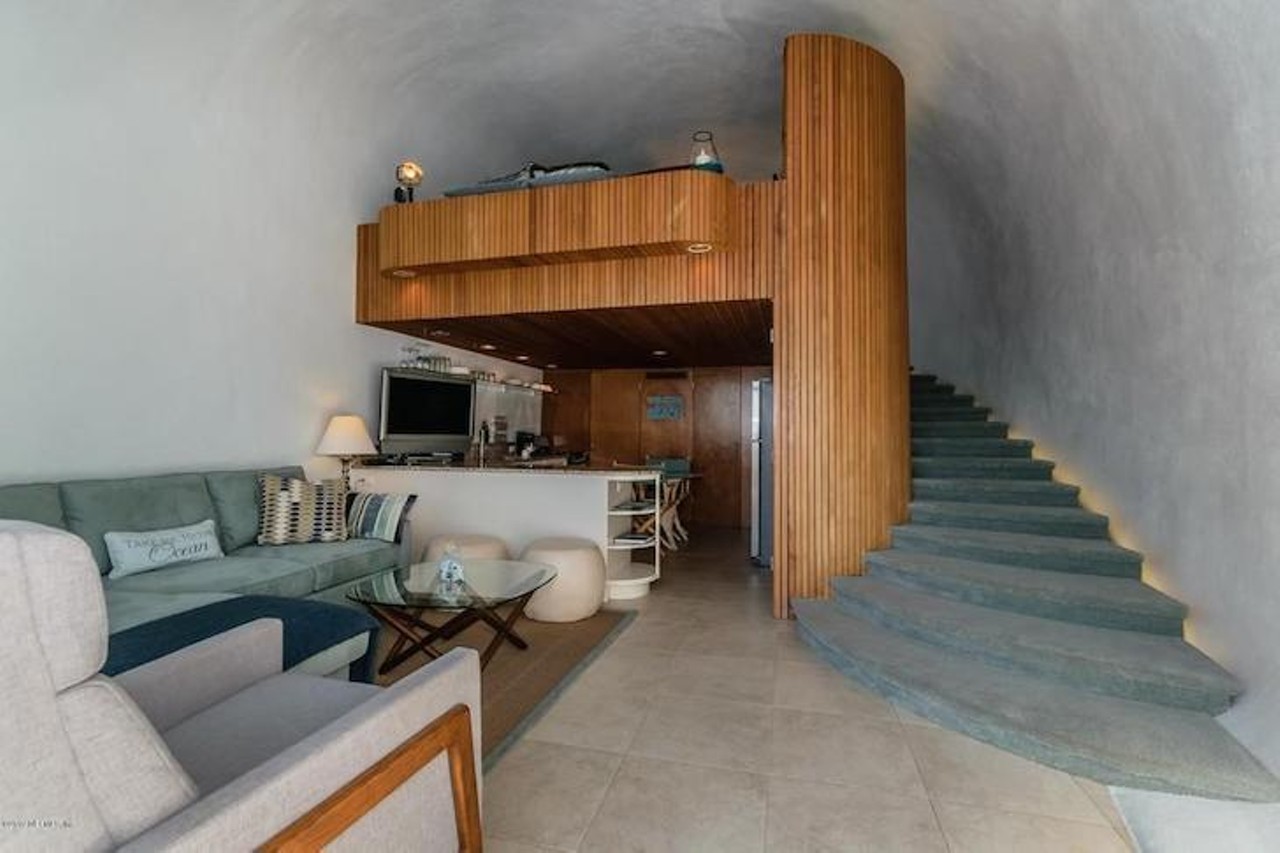 An underground beachfront 'Dune House' is now on the market in Florida