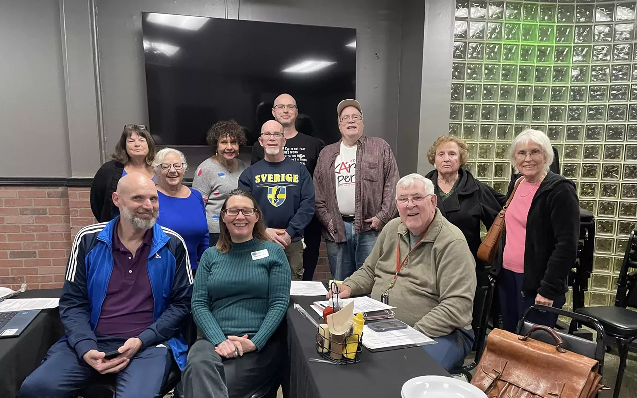 Image: April 2024 meeting of the East Hillsborough Democratic Club